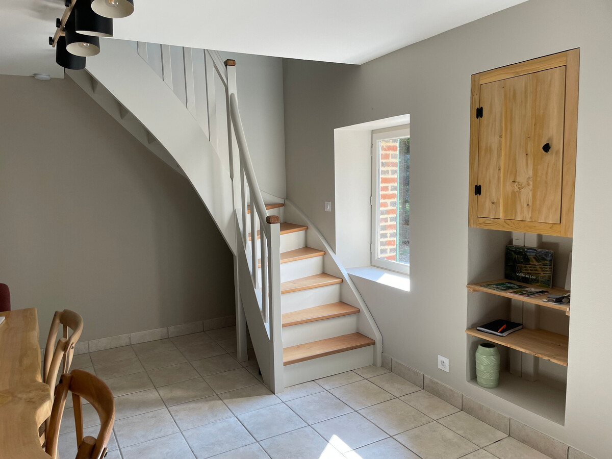 Gîte 6 pers. tout confort, garage, terrain ombragé, vallée du Loir - Photo 17