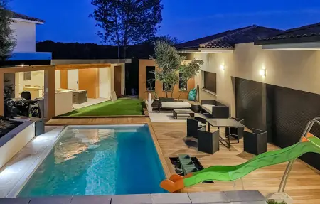 Maison 8 pers. piscine privée à Montferrier sur Lez : photo 11