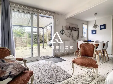 Location maison à Cucq Stella Plage, Maison 3 chambres avec terrasse, animaux admis, parking