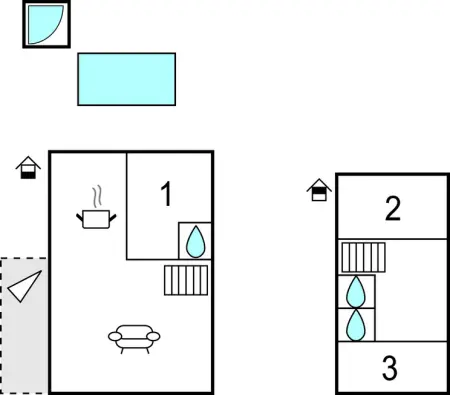 Maison 10 pers. avec piscine privée en Loire : photo 27