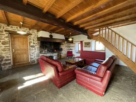Gîte rustique 8 pers., cheminée et four à pain à Laprugne : photo 9