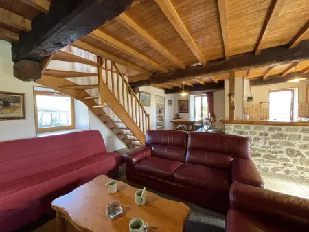 Gîte rustique 8 pers., cheminée et four à pain à Laprugne : photo 10