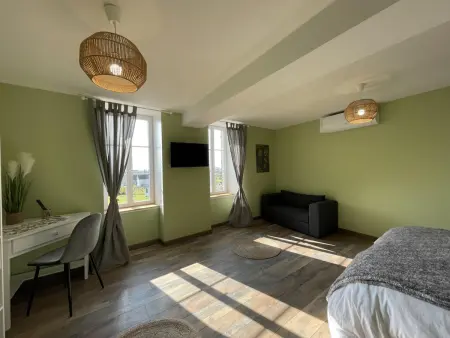 Gîte contemporain chaleureux pour 4 avec piscine partagée - Photo 19