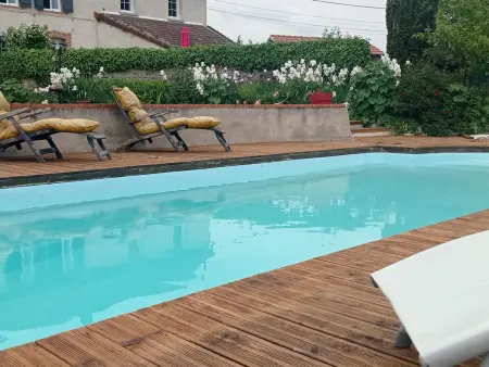 Gîte contemporain chaleureux pour 4 avec piscine partagée - Photo 31