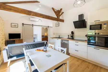 Maison en pierre avec piscine privée à Soturac : photo 5