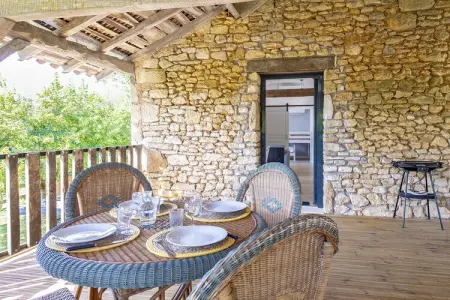 Maison en pierre avec piscine privée à Soturac : photo 23