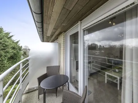 Bowie with shared pool : studio 36 m² avec balcon à De Haan : photo 14