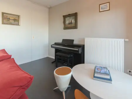 Duplex turquoise avec balcon et vue sur la ville, De Haan : photo 7