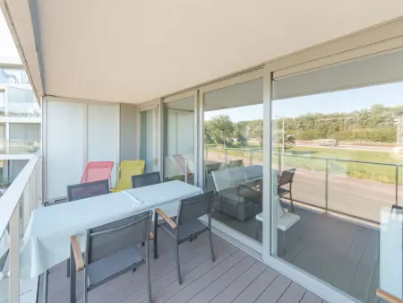 Appartement avec balcon 12 m² vue Bredene, 2 chambres : photo 2