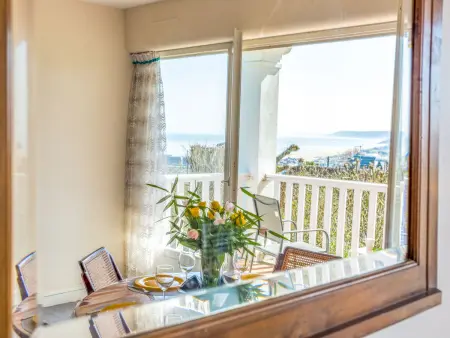 Appartement vue mer sur les hauteurs de Trouville, balcon : photo 3
