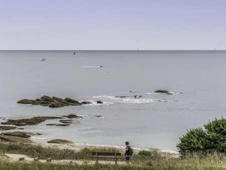 Studio Les Trois Iles avec vue mer à Quiberon - Photo 14
