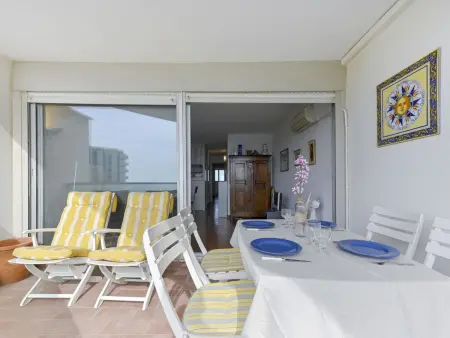 Apt Rose des Sables, 4 pers, vue mer à Canet-Plage : photo 2