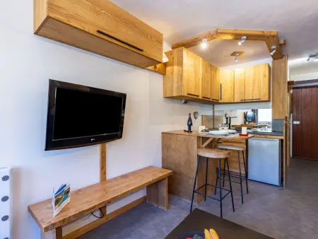 Studio rénové 19 m² à 50 m des pistes, Tignes : photo 10