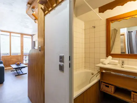 Studio rénové 19 m² à 50 m des pistes, Tignes : photo 11