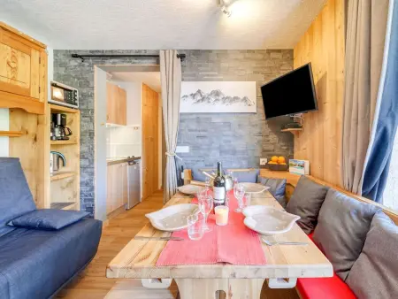 Studio rénové Les Grandes Platières, 150 m des pistes : photo 9