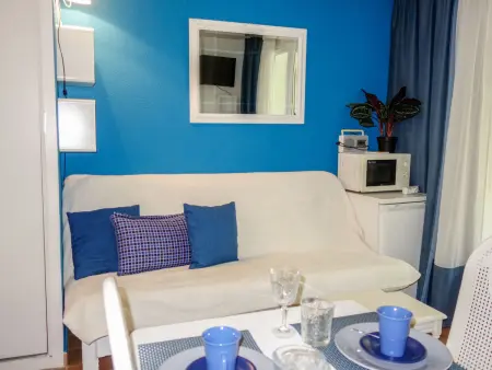 Studio terrasse sud-ouest à 400 m de la mer, La Madrague : photo 5