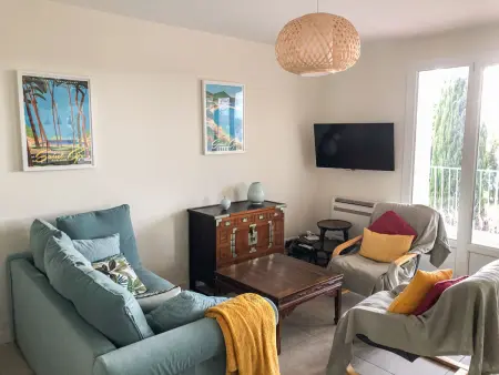 Appartement Les Palmiers – 75 m², terrasse, à 300 m de la plage : photo 6