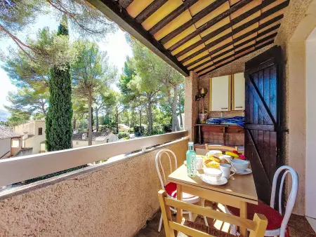 Studio Les Hauts du Port, terrasse mer à 300 m : photo 12