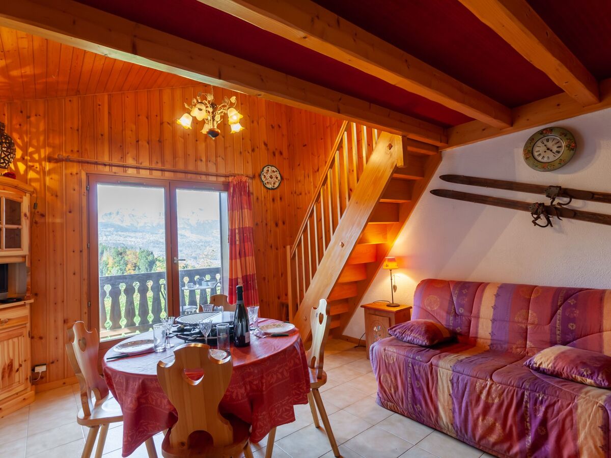 Studio 35 m² mansardé, balcon vue montagne à Saint-Gervais - Photo 2