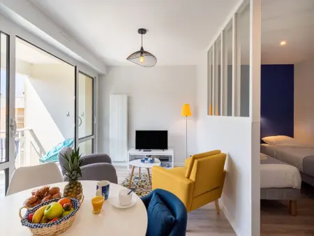 Studio rénové 26 m² avec balcon vue mer à Carnac : photo 2