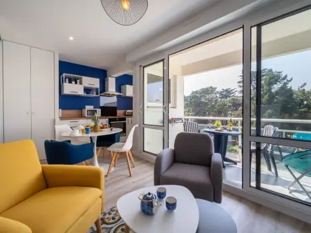 Studio rénové 26 m² avec balcon vue mer à Carnac : photo 12