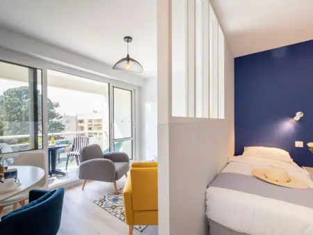 Studio rénové 26 m² avec balcon vue mer à Carnac : photo 13