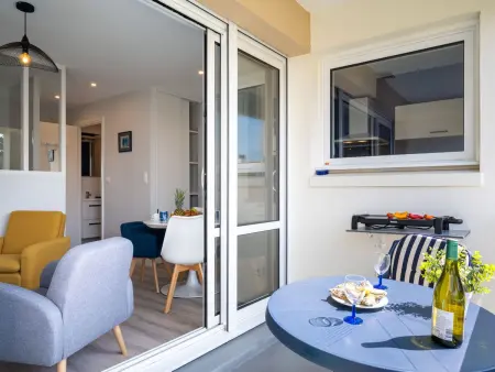 Studio rénové 26 m² avec balcon vue mer à Carnac : photo 15