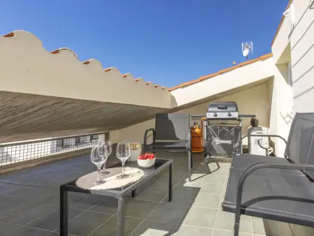 Appartement Montse à 350 m de la plage, sur 2 niveaux : photo 23
