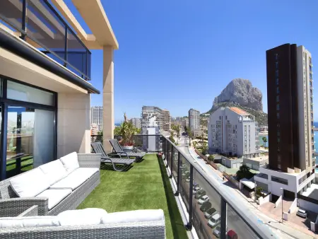 Appartement Morello – sous les toits, vue mer panoramique, Calpe : photo 3