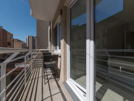 Appartement vue mer avec balcon et parking couvert à Oostende : photo 8