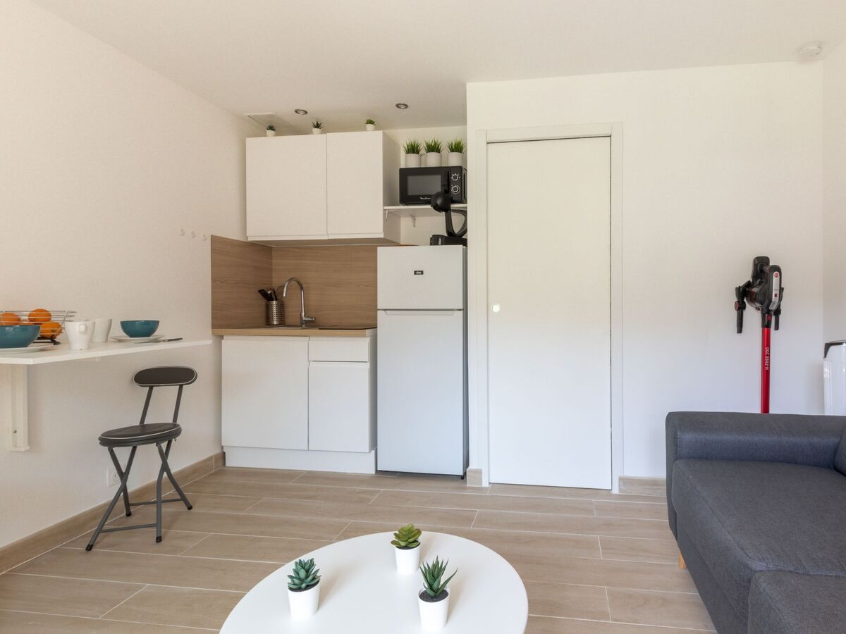 Studio rénové Les Aigues Marines, terrasse est, 600 m mer - Photo 7