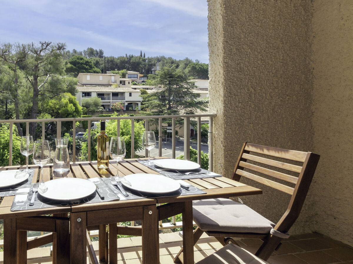 Studio rénové Les Aigues Marines, terrasse est, 600 m mer - Photo 14