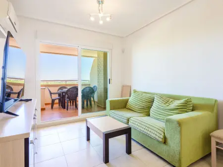 Jardines del Mar III - Apt 50 m² vue mer, terrasse : photo 9