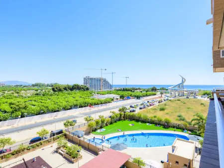 Jardines del Mar III - Apt 50 m² vue mer, terrasse : photo 21