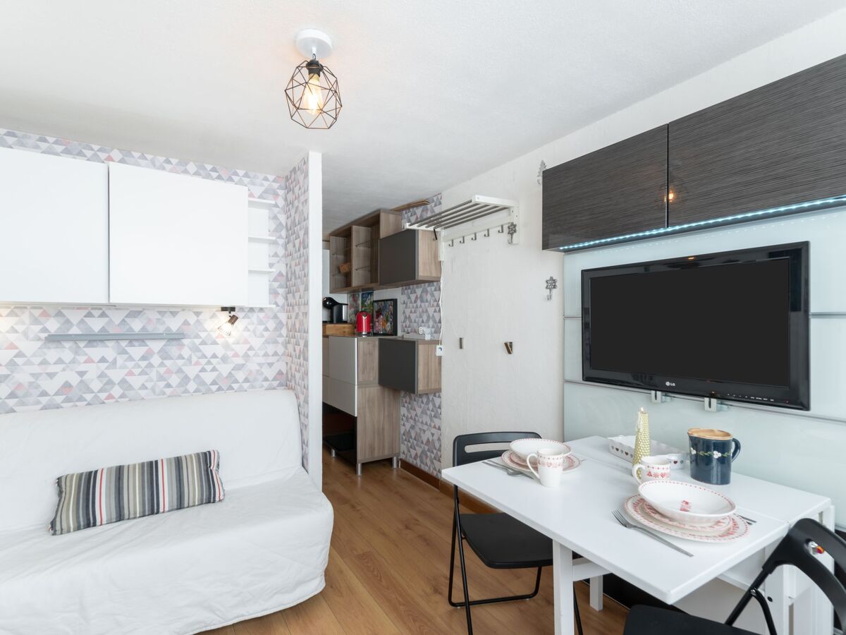Studio 15 m² Tignes, vue pistes de ski et lac - Photo 2