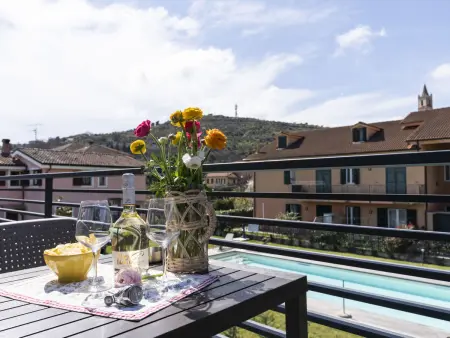 Vermentino, appartement 2 pièces avec piscine à Imperia : photo 14