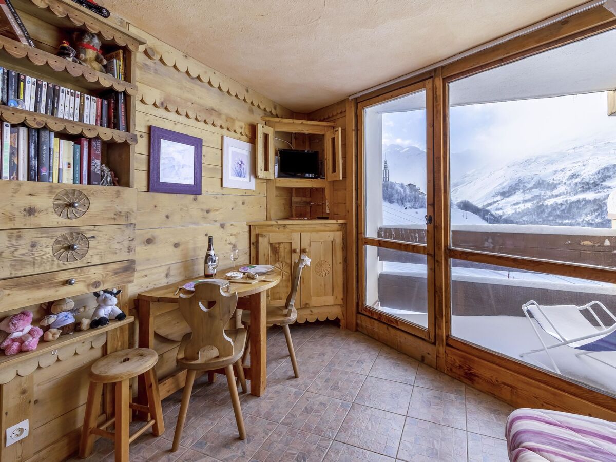 Studio 20 m² aux Ménuires, vue montagne et pistes - Photo 12