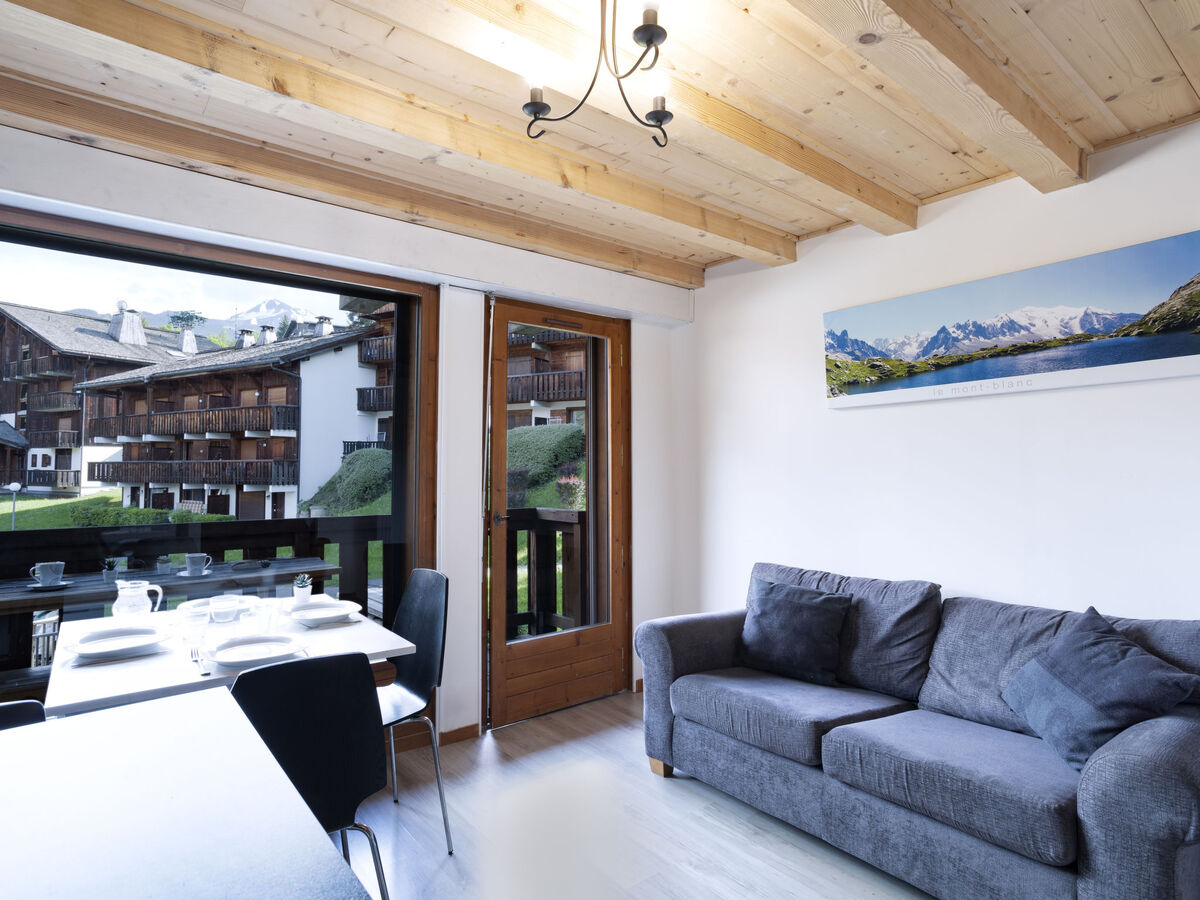 Les G'rets : Appart 2 pièces Saint Gervais avec balcon sud - Photo 2
