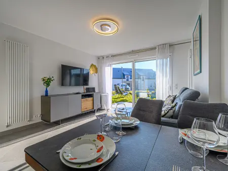 Appartement Les Villas du Men Du, 300m de la plage : photo 7