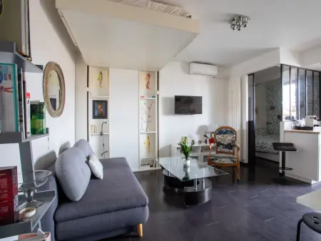 Studio 37 m² avec balcon et vue mer à Cagnes-sur-Mer : photo 2