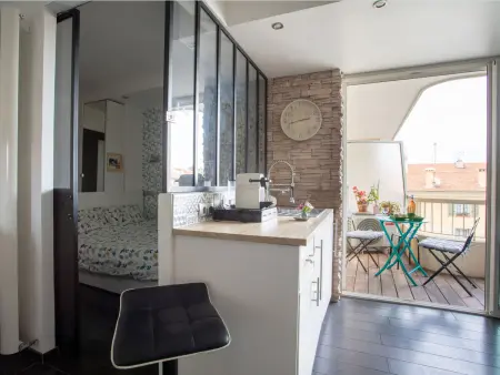 Studio 37 m² avec balcon et vue mer à Cagnes-sur-Mer : photo 7
