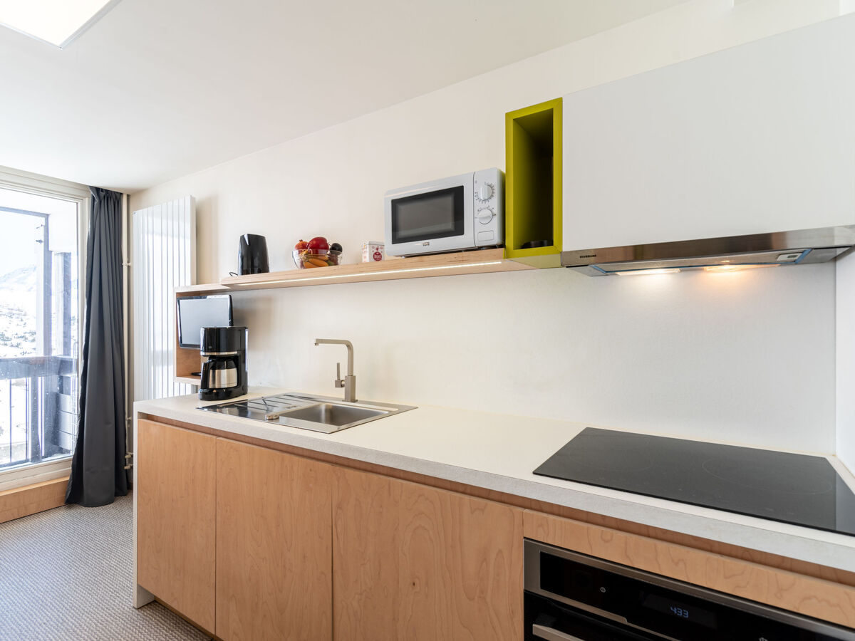 Studio 25 m² Tignes, balcon vue lac et montagnes - Photo 12