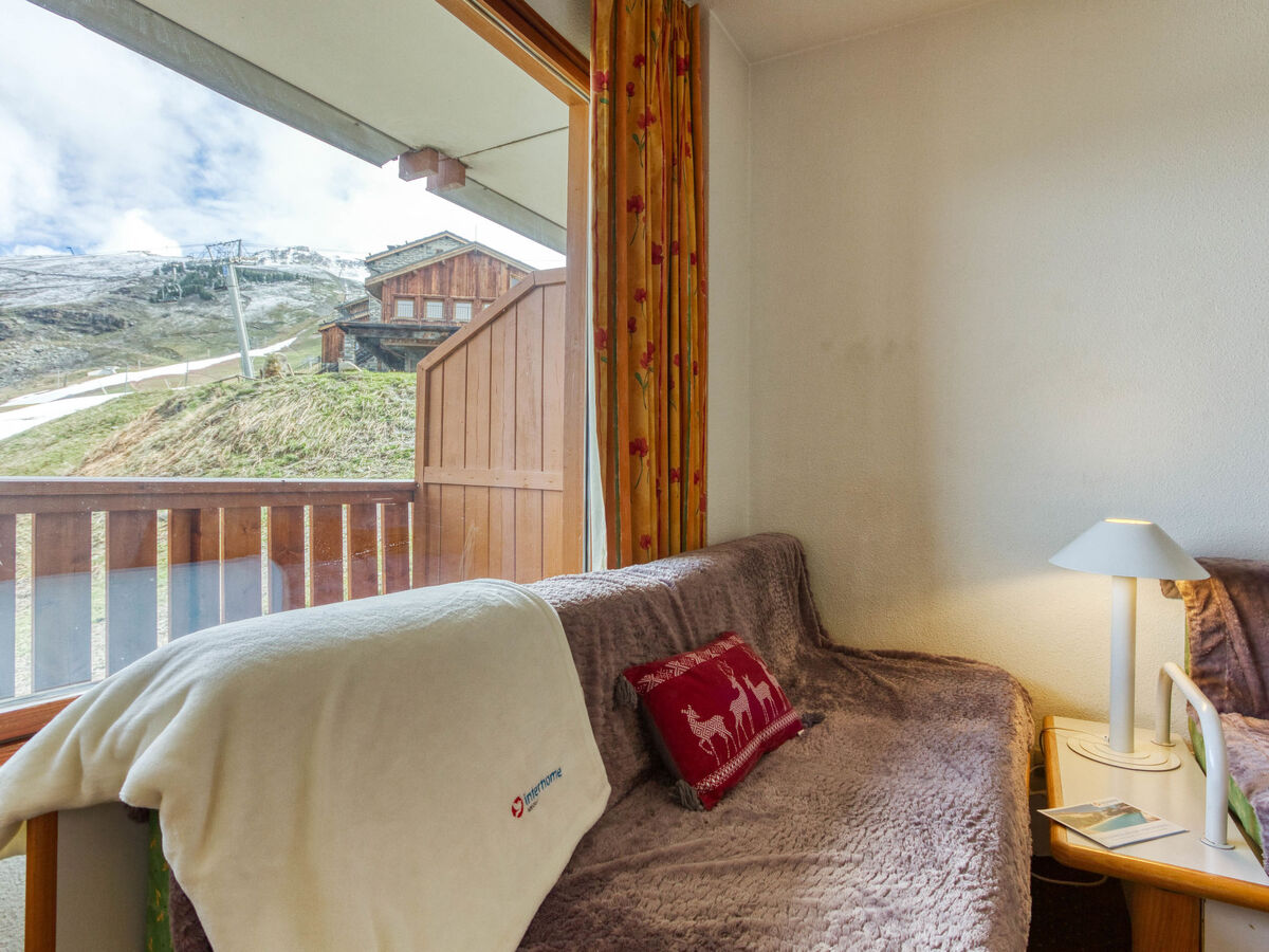 Studio 19 m² Les Ménuires, vue vallée, 50 m pistes - Photo 7