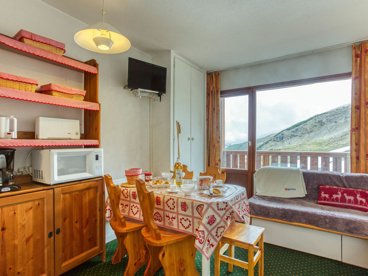 Studio 19 m² Les Ménuires, vue vallée, 50 m pistes - Photo 12