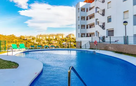 Appartement 2 chambres vue mer, piscine partagée à Mijas Costa : photo 7