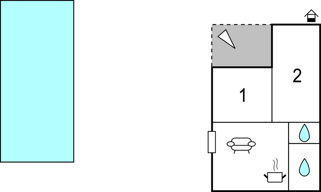 Appartement 6 pers. avec piscine chauffée à Pignan - Photo 25