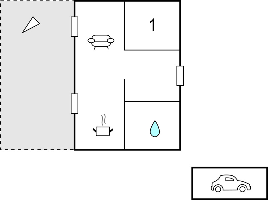 Appartement 4 pers. vue mer, 7e étage avec terrasse - Photo 21