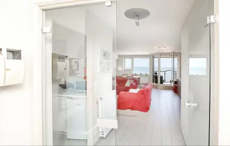 Appartement vue mer face plage à Ostende, 2 chambres : photo 9