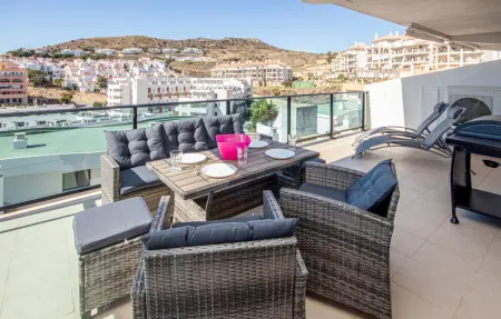 Appartement 2 chambres vue mer et Gibraltar, Mijas Costa : photo 10