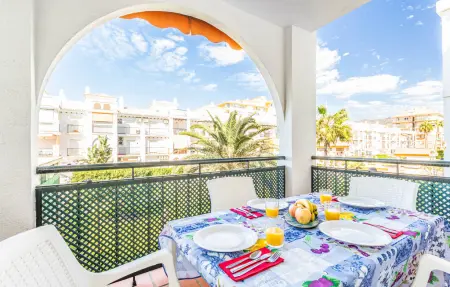 Appartement vue mer face plage à Torrox Costa, 5 personnes : photo 5